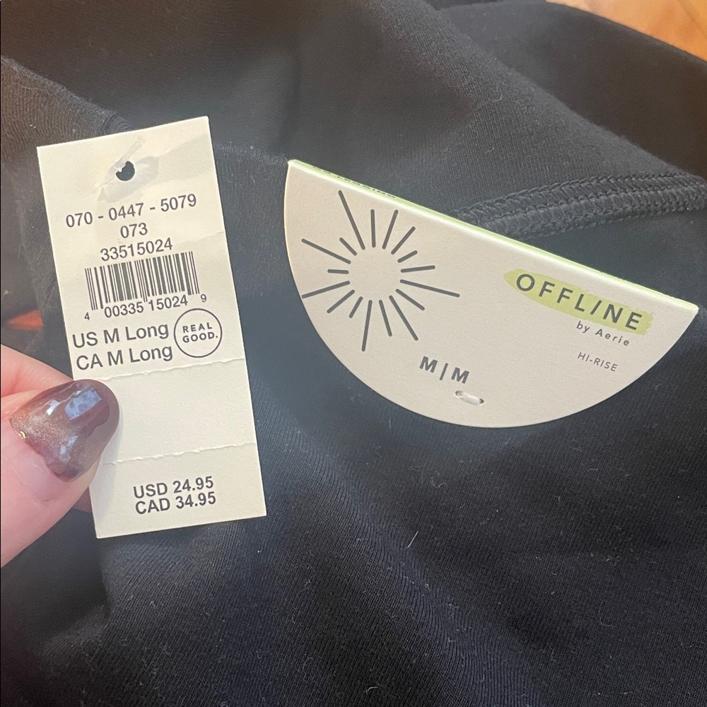 New with tags Aerie Black Hi-Rise Leggings